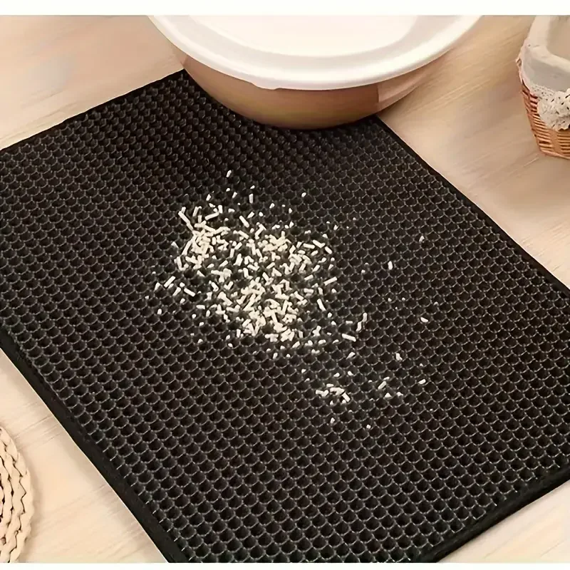 Double Layer Cat Litter with Aterproof EVA Material Easy to Clean Leak Splash Proof Waterproof Foldable Washable Pet Sanding Pad