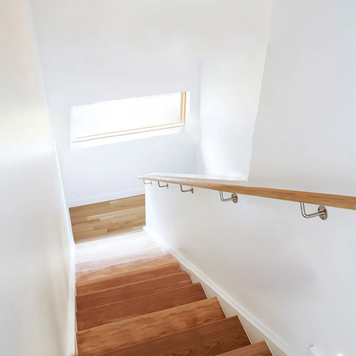 3 Stück Edelstahl-Handlaufhalterungen, einfach zu installierende Wandstützen für Treppenschiene, Bannister-Stütze, Handlaufhalterung