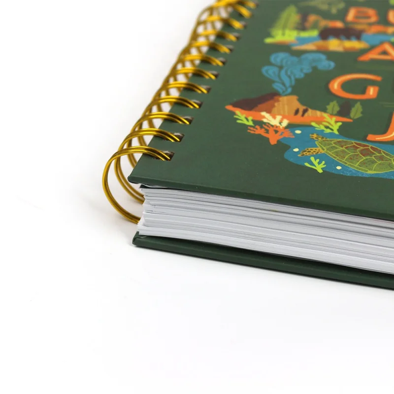custom.Custom  Binding Hardcover Coil bound binding customized book notebook printing service