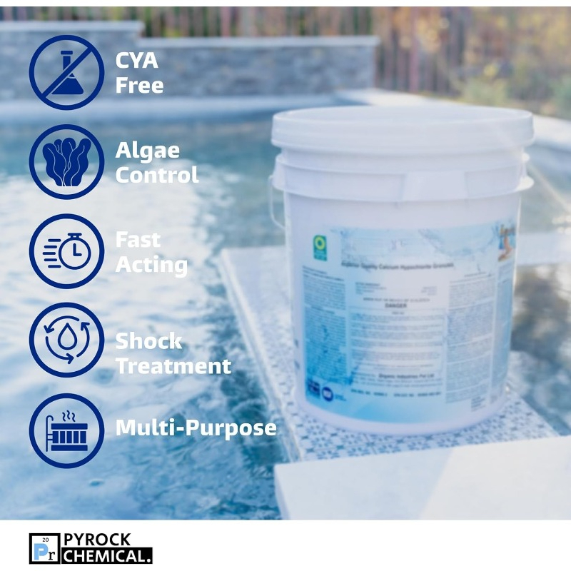 Swimming Pool Shock for In-Ground, Above Ground, Spas & Hot Tubs - 50 Poun