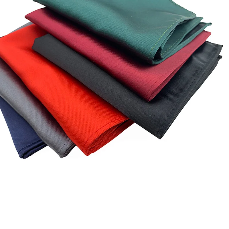 Plain Polyester Pocket Square Elegant Men's Suit Pocket Square Satin Handkerchief