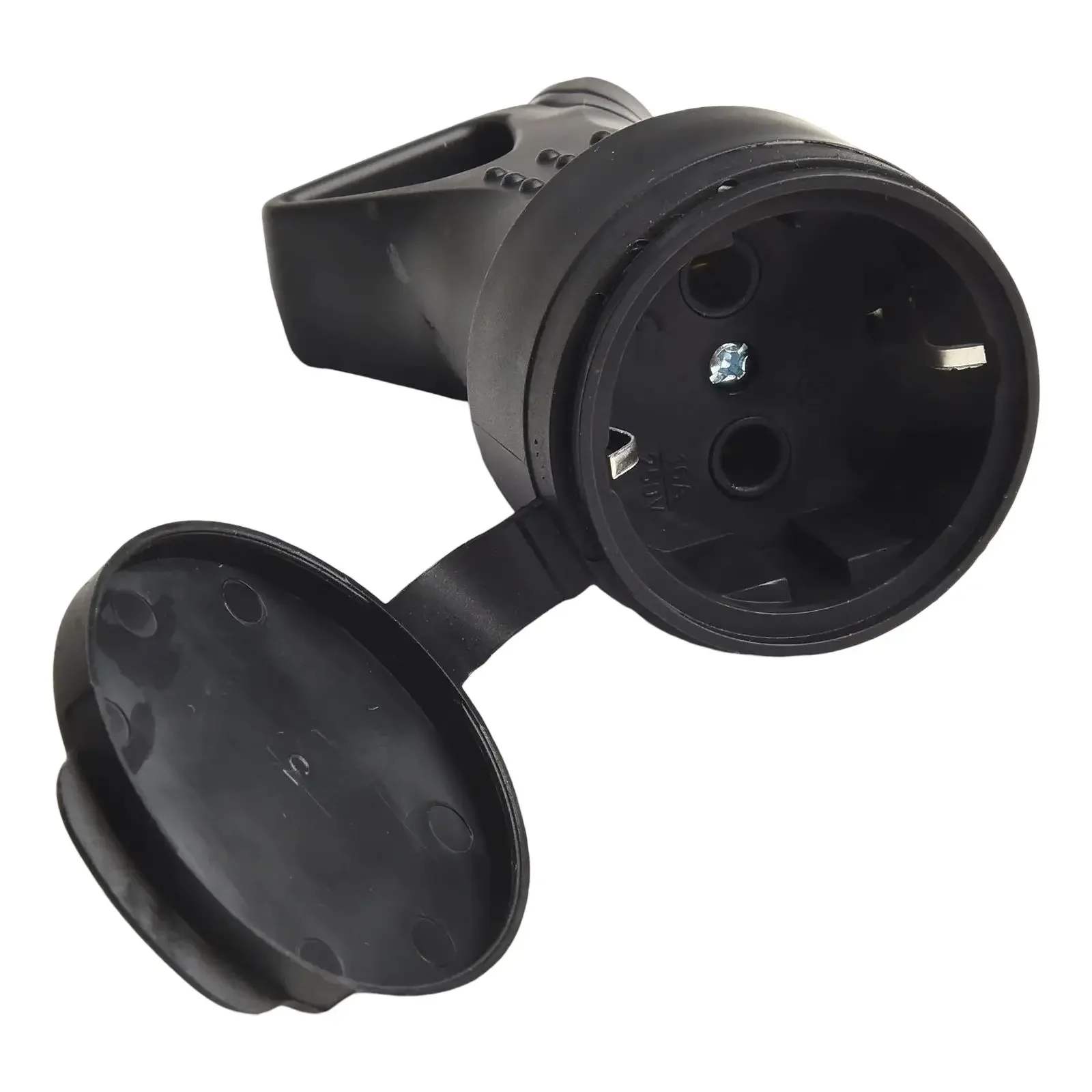 High Poer Socket  Rubber Waterproof Electrical Grounded EU Connector 16A 250V Industrial Socket Male And Female Socket Anti Drop