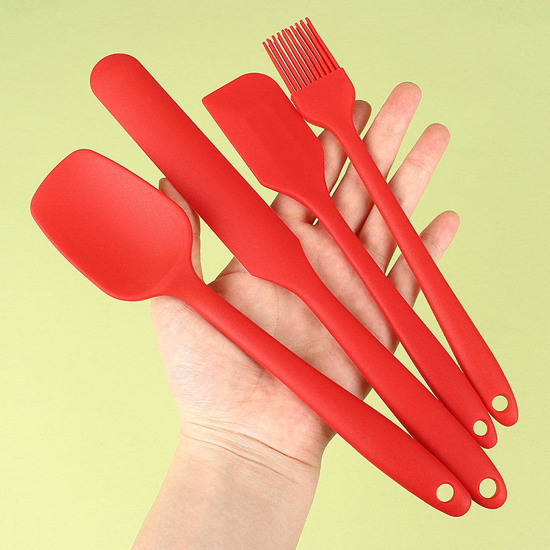 6-teiliges Backwerkzeug-Set für die Küche, Silikon-Spatel, Kuchen-Creme-Silikon-Spatel, Ölpinsel-Spatel