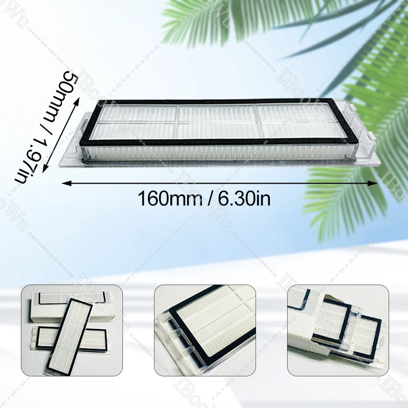 Mop Rags Brush HEPA Filters for Xiaomi 1S SDJQR01RR for Roborock S5 Max S50 S55 S6 Pure S6 Maxv Robot Vacuum Cleaner Accessories