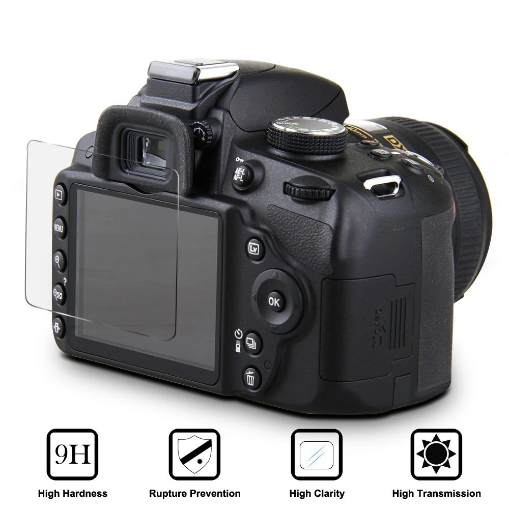 Protector de pantalla de vidrio duro para Sony A6700, A6600, A6400, A6300, A6100, A9, A7R, A7, A7S, RX100, II, III, IV, V, VA, ZV1, ZV1F, ZVE10, A7C, A7CR, A1