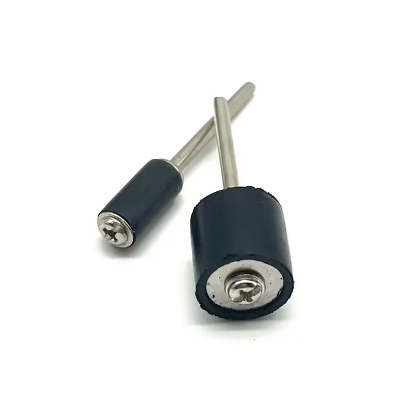 10 個ドレメルアクセサリードラムゴムマンドレル 2.35 ミリメートル 3.175 ミリメートルシャンクロッドサンダーサンディング研削研磨ロータリーツール