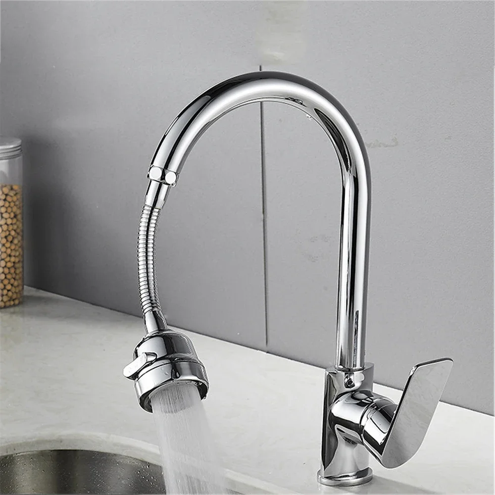 360-Grad-drehbarer Küchenarmatur-Belüfter, verstellbarer Dual-Modus-Sprühfilter, Diffusor, wassersparende Düse, Wasserhahn-Anschluss