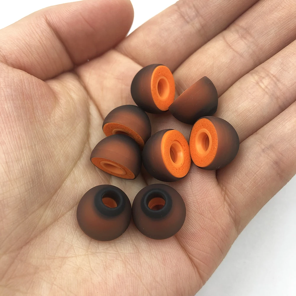 Almohadillas para los oídos de espuma viscoelástica, funda de silicona, cubiertas intrauditivos, puntas para los oídos, almohadillas para los oídos, cojín para accesorios para auriculares