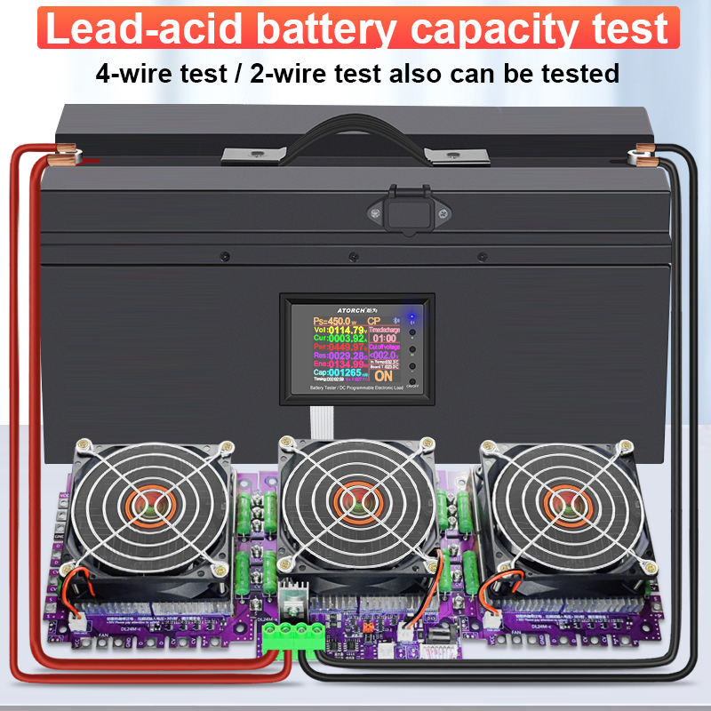 DL24MP 600W Công Suất Điện Tử Tải Điện Áp Chỉ Số Kiểm Tra Pin 18650 Gói Dung Lượng Màn Hình USB DC 72V Máy Kiểm Tra dụng Cụ
