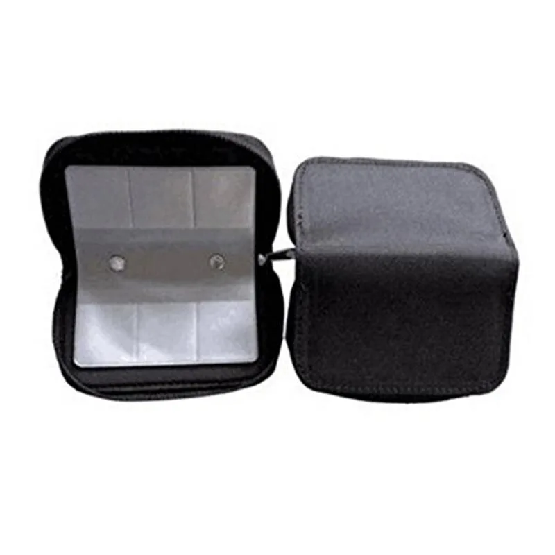 1PC Micro SD XD Card Case Protector Holder Wallet Black SD Memory Card Storage Carrying Zipper Pouch Case