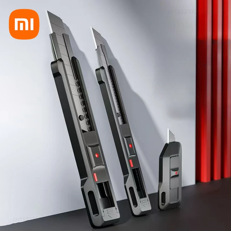 Новый растягивающийся универсальный инструмент Xiaomi, резаки для бумаги, карманный инструмент из углеродистой стали с предохранительным замком, ручной работы, острый карманный нож, инструменты
