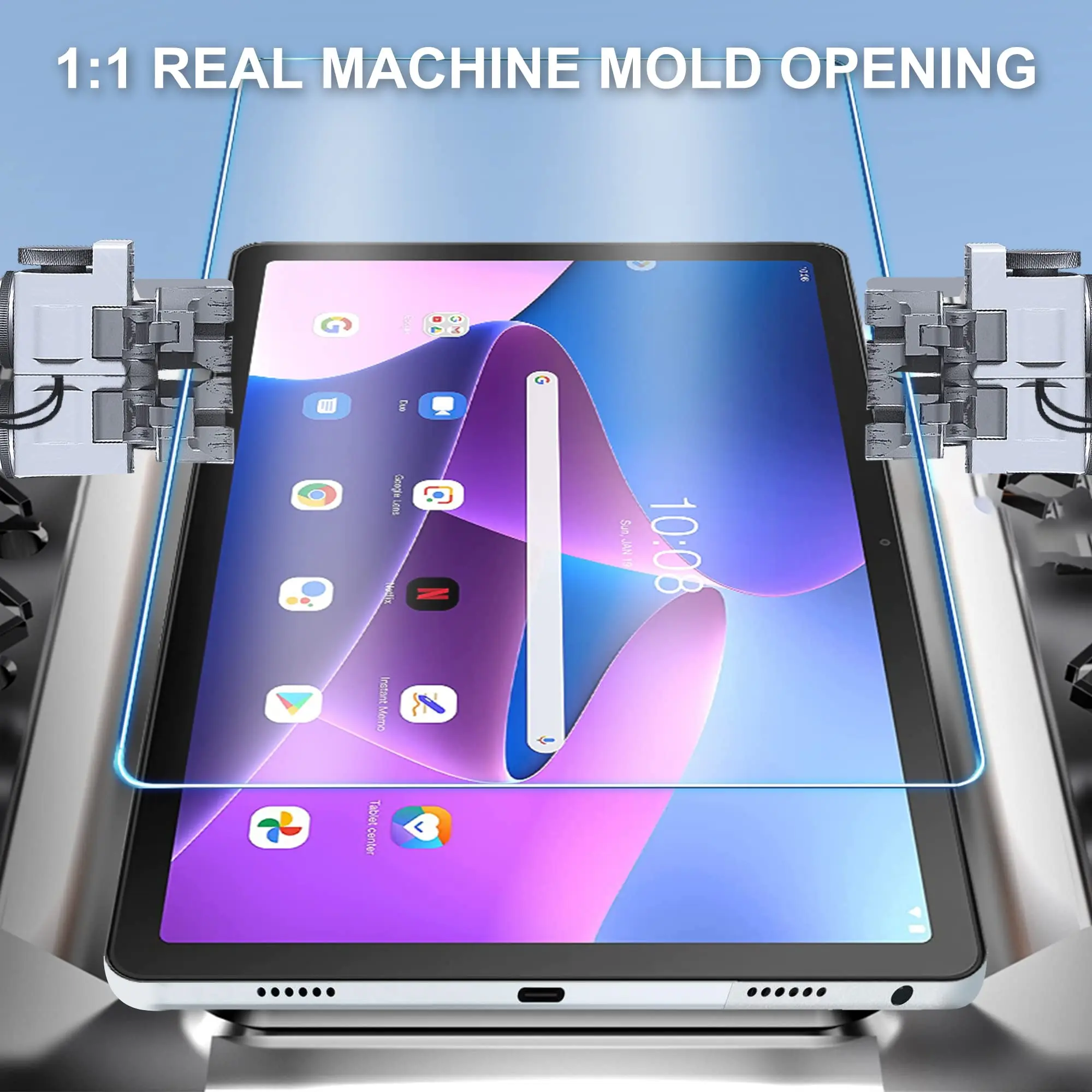 Para Lenovo Tab M10 Plus 3. a generación 10,6 "Protector de pantalla HD película de vidrio templado transparente M10 (Gen 3) 10,1 pulgadas 2022 TB328F XU TB128FU