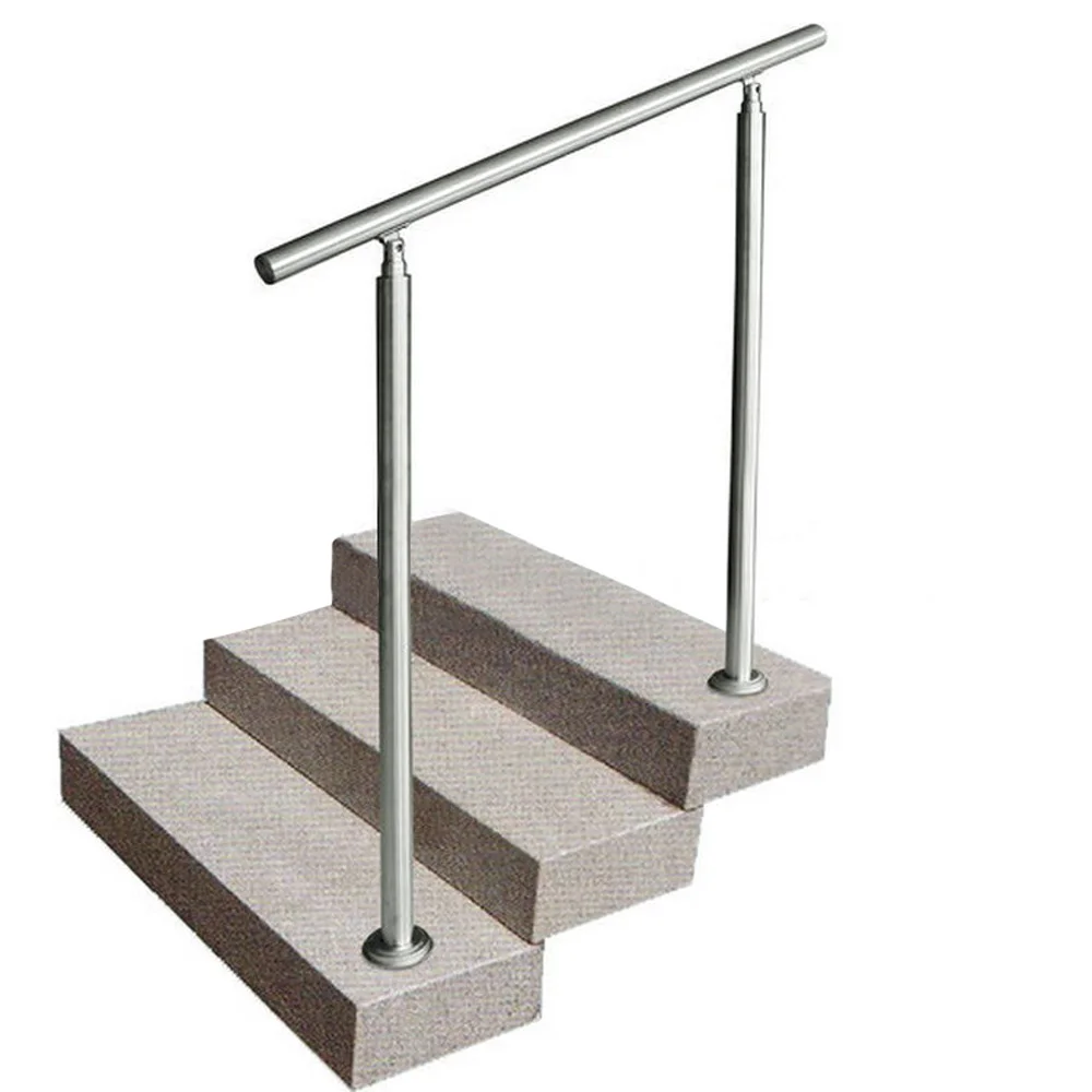 Poignée de sécurité en acier inoxydable de 80 cm, kit de main courante de garde-corps d'escalier, rail d'appui de sécurité extérieur pour garde-corps intérieur/piscine