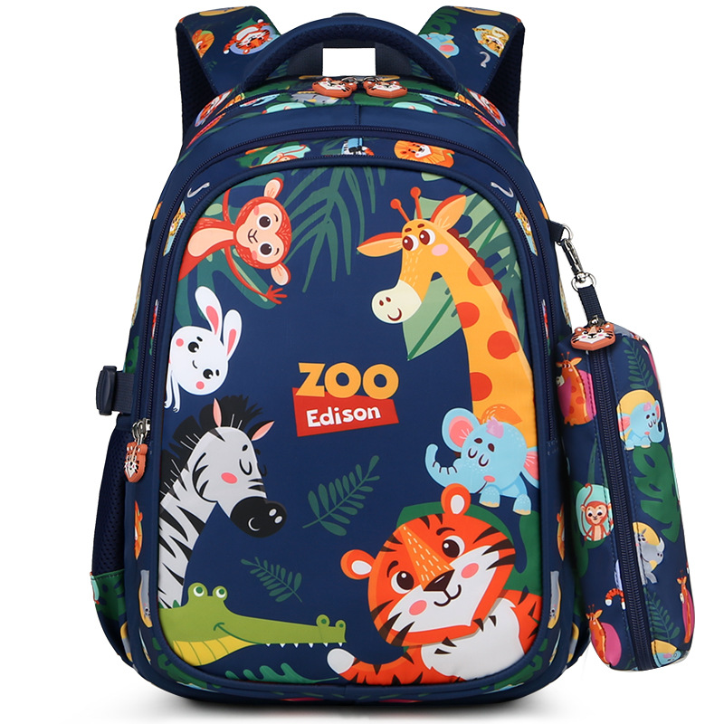 Mochilas escolares impermeables para niños y niñas, mochila ortopédica para escuela primaria