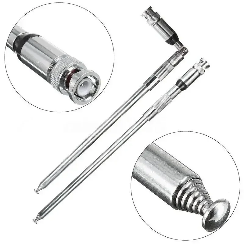 Skalierbare Dual Band 118-136 MHz High Gain Airband Antenne Peitsche SMA Stecker/Buchse/BNC Für TH-28A TH-48A TH-78A Luftfahrt Frequenz 1,1 M