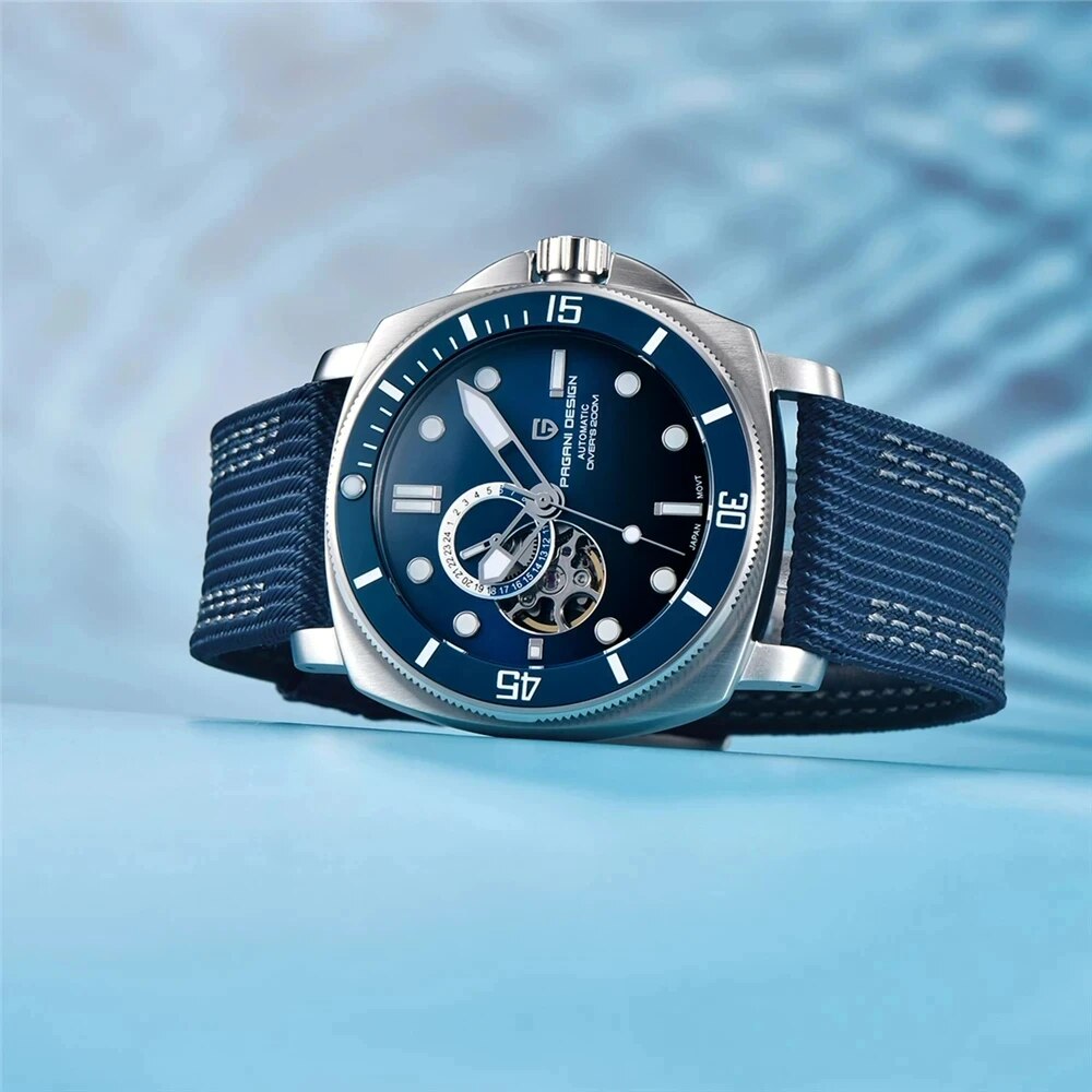 Relojes PAGANI DESIGN para hombre, nuevo reloj mecánico automático 2025 para hombre, reloj de pulsera de lujo de marca superior de buceo de 200M, acero inoxidable
