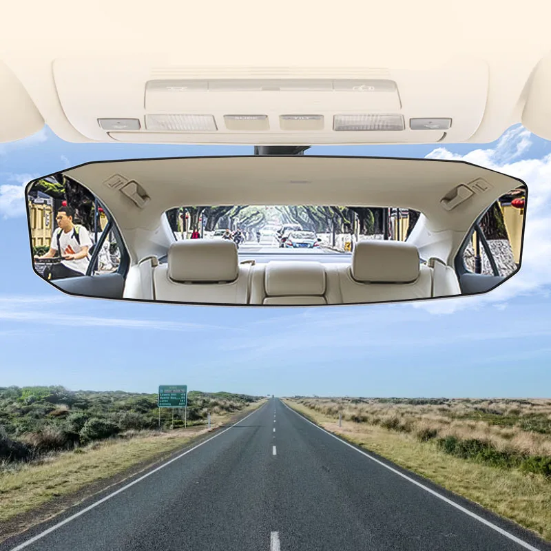 Espelho interior do bebê espelho retrovisor do carro assento traseiro crianças monitor do bebê universal grande angular vista clara espelhos do bebê segurança condução