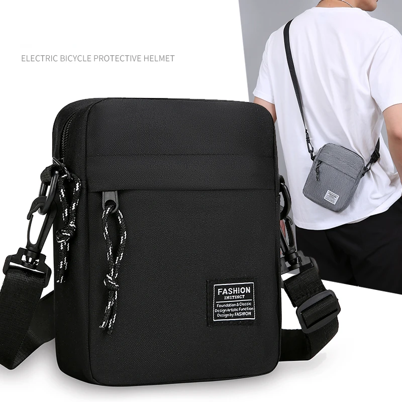 1PC ผู้ชาย Satchel แฟชั่น Oxford ผ้าไหล่กระเป๋าผู้ชาย Casual Diagonal CROSSOVER แฟชั่นเครื่องกระเป๋าสี่เหลี่ยมขนาดเล็ก