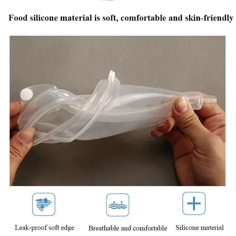 ไม่หยุดยั้งซิลิโคนปัสสาวะกระเป๋ากางเกง Catheter Reusable Urinary Receiver ระบายน้ํากระเป๋ากางเกงขาสั้นสําหรับชายผู้สูงอายุ