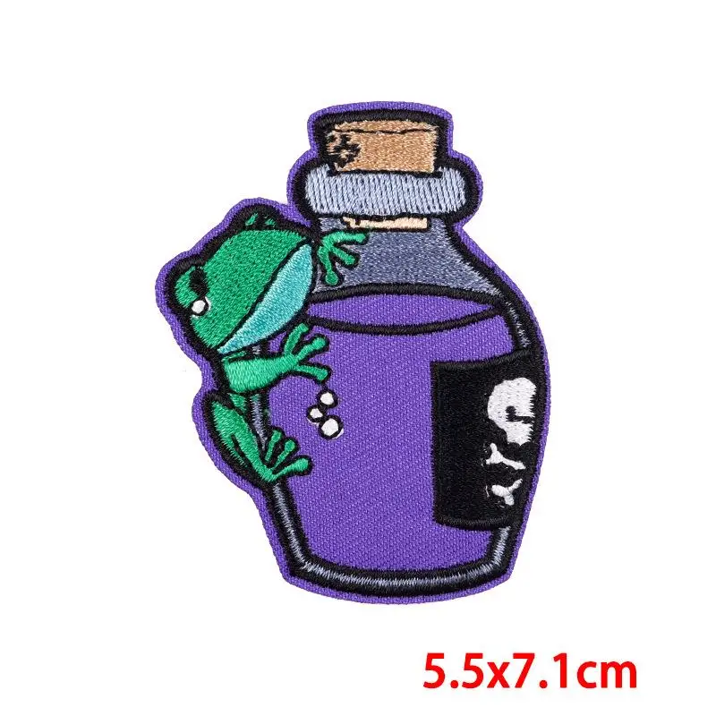 Embroidered Patch Iron On Patches for Clothing Pocket Hamster Clothes Stickers Fabric Sewing Thermal Adhesive Applique Fusible
