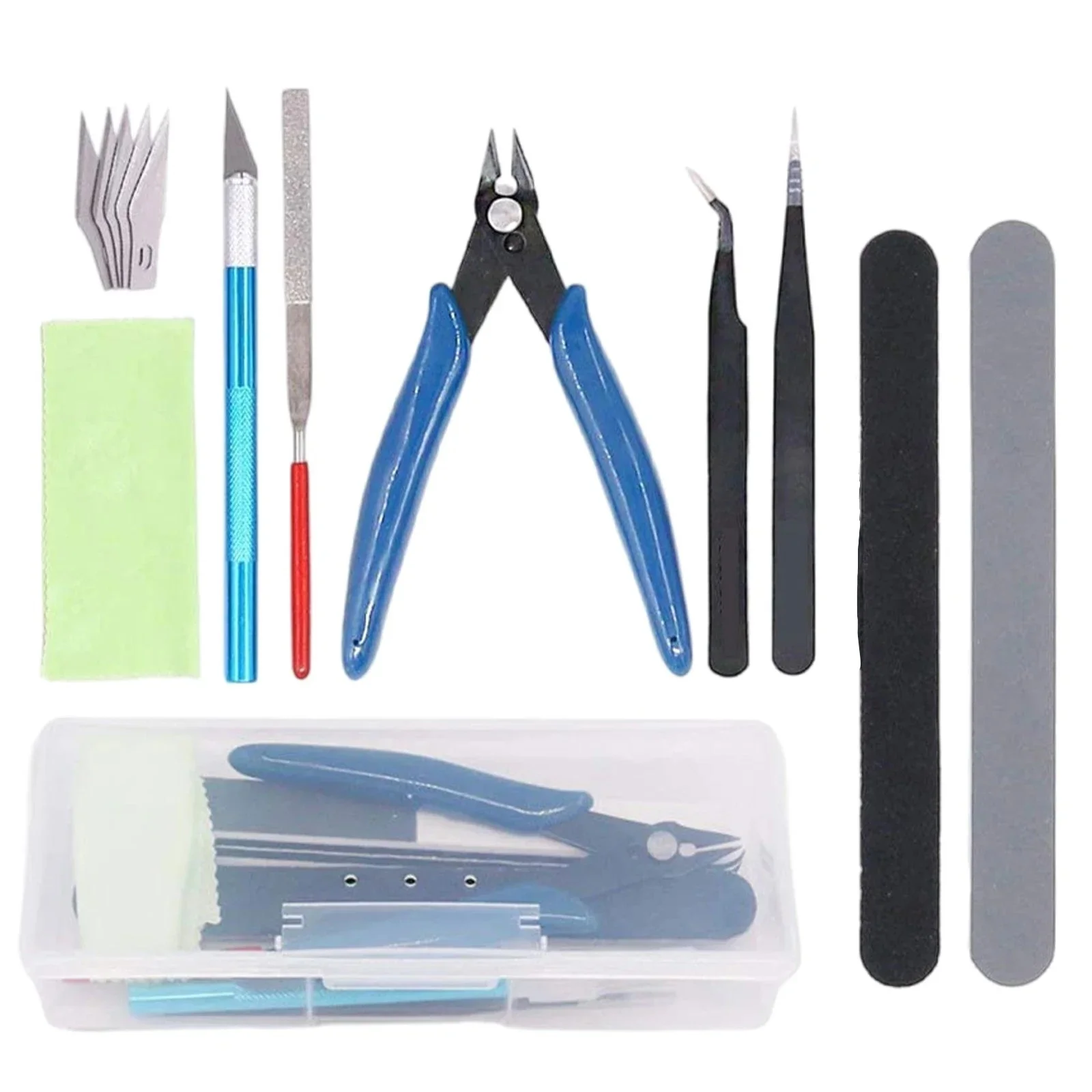 9 Stuks Modeler Gereedschap Kit voor Auto/Speelgoed/Gundam Model Building DIY Repareren Essentiële Craft Set Combinatie toolbox