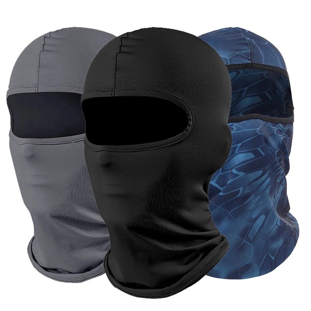 Passamontagna Maschera per moto Casco da moto Bandana Cappuccio Collo da sci Maschera a pieno facciale Antivento Visiera antipolvere Maschera da motociclista da uomo
