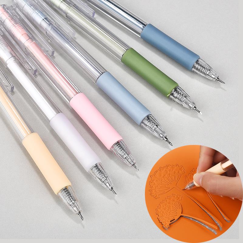 Juego de recambio de bolígrafo y cuchillo de corte de papel, cuchillo de utilidad artístico, herramienta de corte para álbum de recortes, pegatina de precisión, cortador de cinta Washi, manualidades DIY, 1/5/6 Uds.