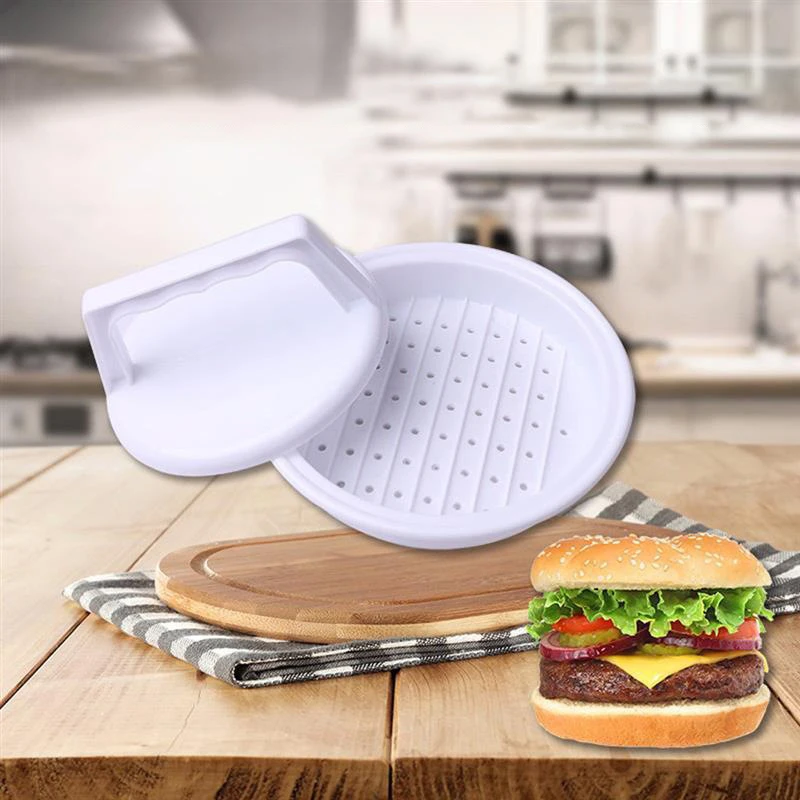 【Vendas quentes】 Hambúrguer Multi-função Imprensa de Carne Hambúrguer Imprensa Hambúrguer Molde de Patty