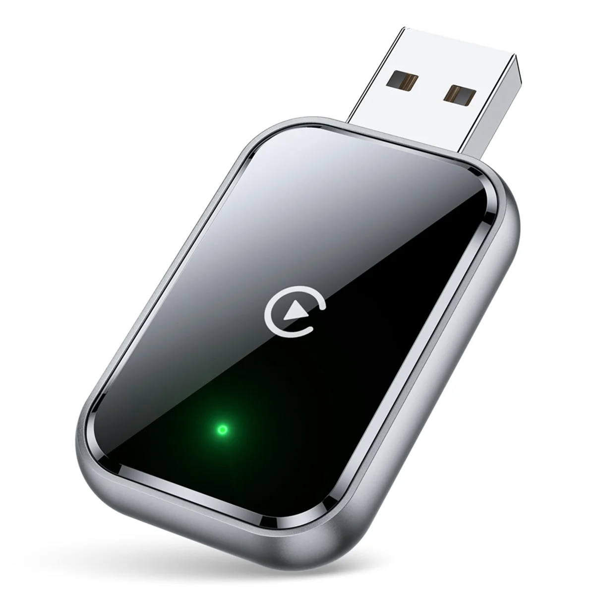 BABQ Adaptateur CarPlay sans fil pour iPhone, converti fil en sans fil, taille mini, USB et USB-C, sans délai