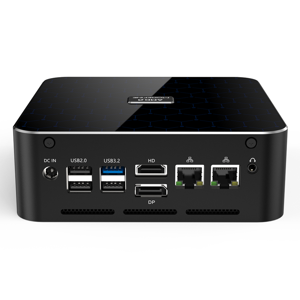 Mini pc Ryzen 9 8945hs R9 7940hs, dual lan, wi-fi 6, hdmi, dp, computador do escritório, windows 11, gamer r7 7840hs 8645hs, jogador nuc