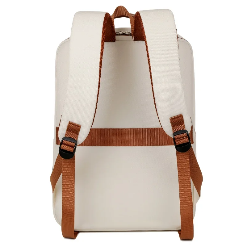 Nylon-Rucksack, stilvoller, vielseitiger täglicher Pendlerrucksack mit Reißverschlussöffnungsdesign