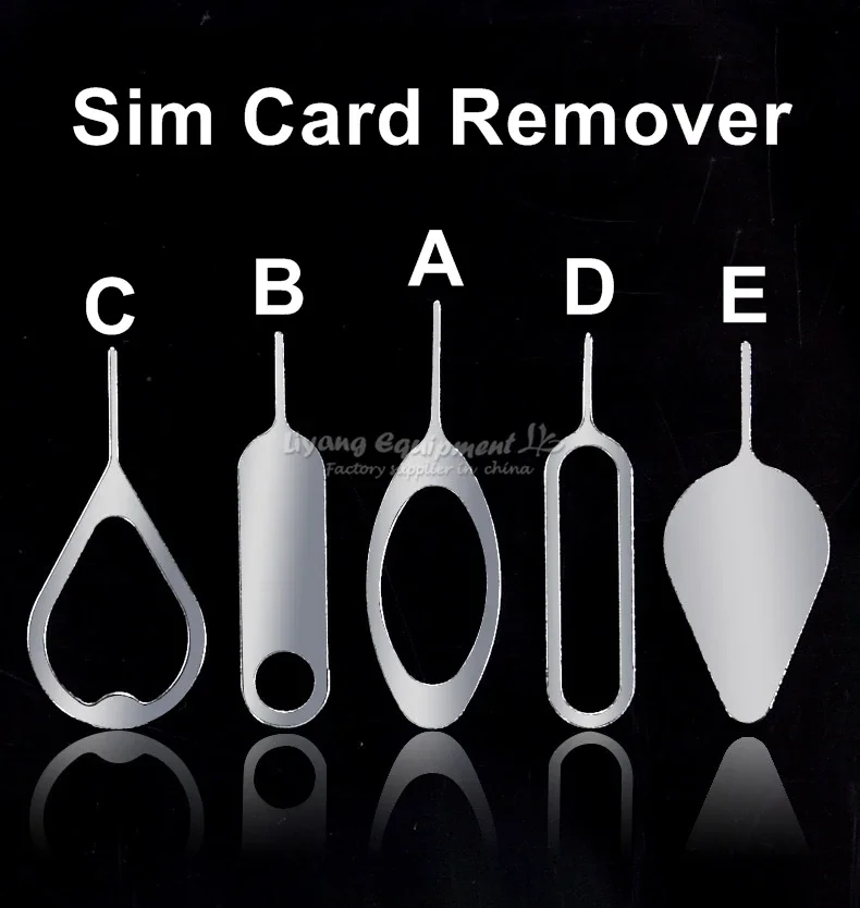5 stücke Handy Sim Karte Entferner Pin Nadel Ersatzteile Tool Kit für iPhone Samsung Blackberry Xiaomi Oppo Huawei Reparatur