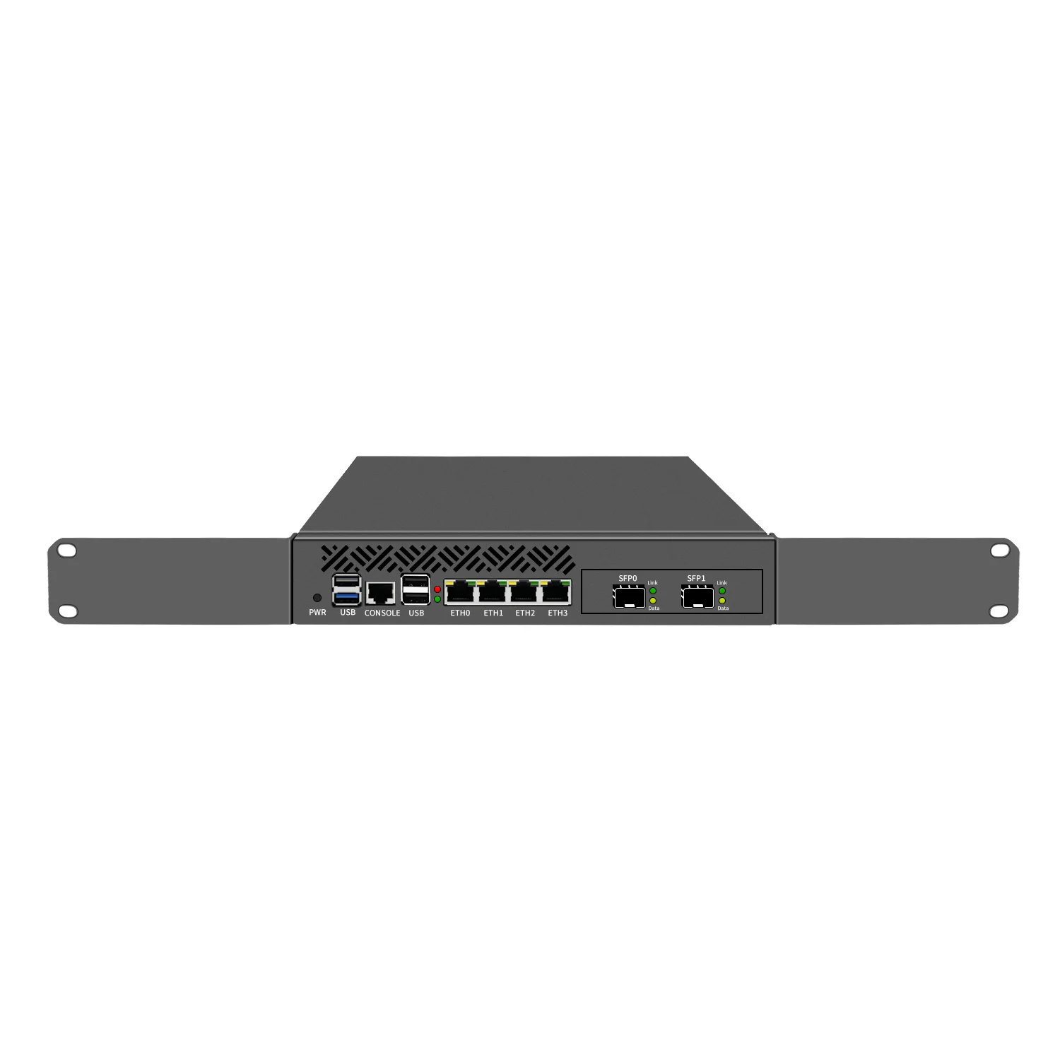 BKHD 2025 Firewall Hardware Gateway Security Server Mini 1U 9.5 Inch Rack-mounted N100 N305 RJ45 1G/10G SFP+ 4G/WIFI/BL GPIO TPM