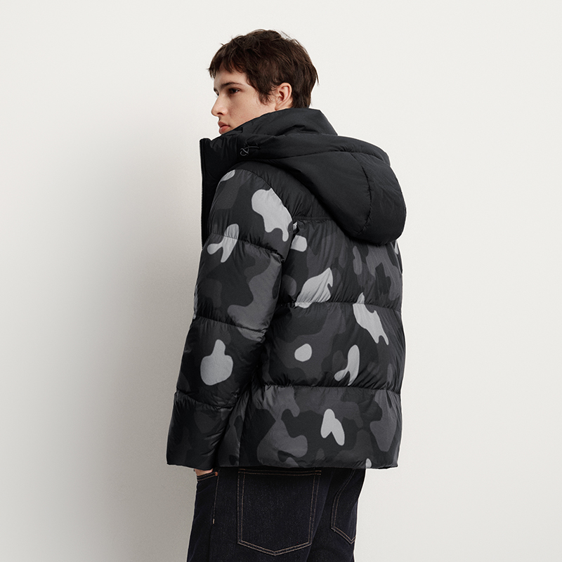 Semir jaqueta masculina três-resistente outerwear casal roupa de inverno 2025 novo topo com capuz roupas masculinas antiestáticas