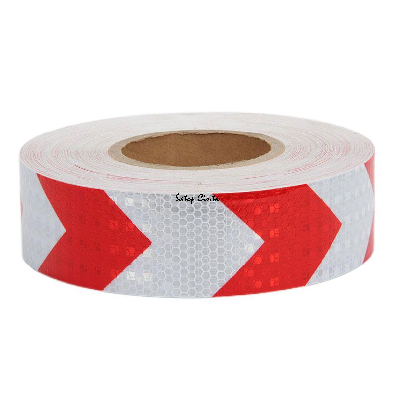 Светоотражающая лента со стрелками, 5 см * 50 м