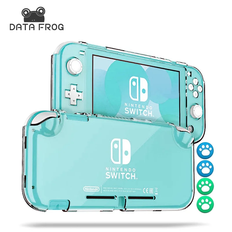 DATA FROG Nintendo Switch Lite Game Console Capa completa Capa de cristal Antiderrapante Acessórios de proteção NS