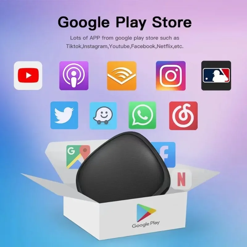 2024 nuevo CarPlay TV Ai Box Android13 Tv Box compatible con Netflix YouTube inalámbrico Carplay Android Auto adaptador para Carplay con cable