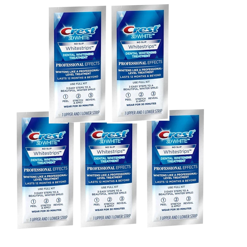 Tiras blanqueadoras de dientes con cresta, tiras blanqueadoras 3D esmaltadas, seguras y rápidas para blanquear los dientes en 20 días, tiras blanqueadoras de dientes