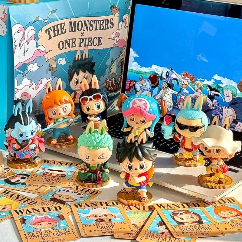 Nueva caja ciega de labubu's Linkage, juguete The Monsters × serie de una pieza, modelo de juguete de Anime, colección de juguetes labubu, regalo de cumpleaños