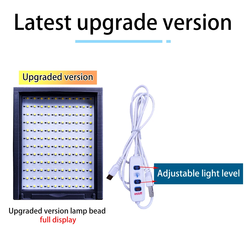 Voor Bambu Lab Lithofhaan Led-paneel CMYK LED Backlight Board PLA Basic CMYK Lithofhaan Bundel 3D Print Lithofhaan Foto DIY