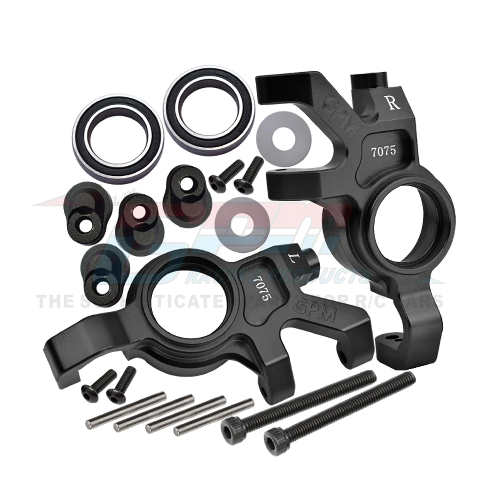 GPM blok setir Depan Cup kemudi logam 7075 7737X 7836 untuk Traxxas 1/6 XRT 1/5 X-MAXX WideMaxx 8S truk Monster mobil RC