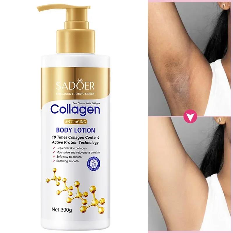 Collageenmelk Bleken Gezicht Lichaamscrème Whitening Huid Hydraterende Lotion Lightening Care