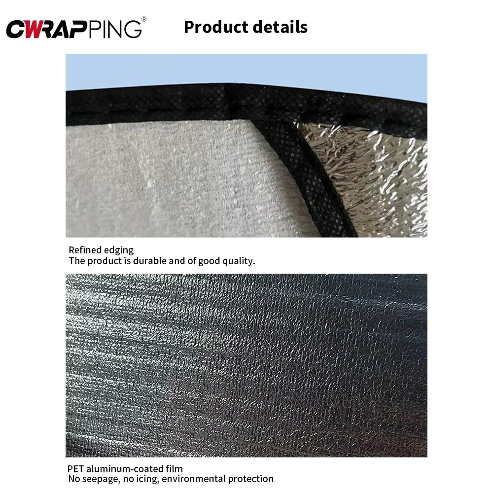 Auto Sonnenblende Schiebedach Auto Lenkrad Sonnenschutz Doppel Wärmedämmung Sonnenschirm Abdeckung Schutz Auto Innen Zubehör