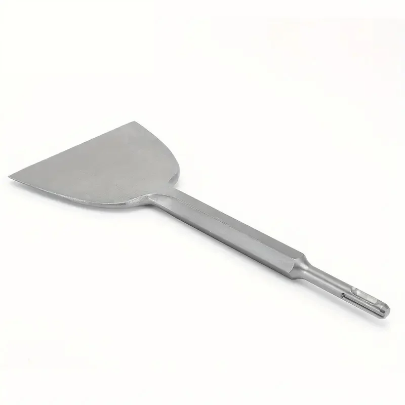Round Handle Large Chisel Ultra-Thin Flat Shovel Cement Trough Shovel Round Handle Electric Hammer Drill Bit Shovel Chisel