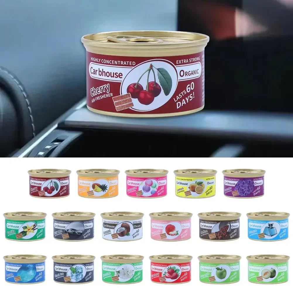 Ambientadores para coche, suministros de Perfume para automóviles, bloques de madera enlatados, explosión de sabor a café, suministros desodorantes de aromaterapia extranjera para coche