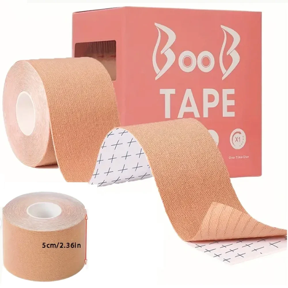 Nastro elastico per sollevamento del seno, tono della pelle invisibile, traspirante, senza traccia, anti-cedimento, latte raccolto, perfetto per senza spalline