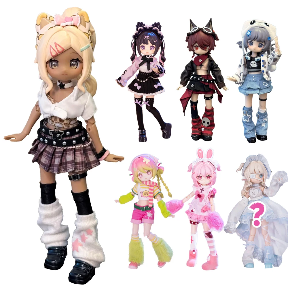 W magazynie Freedom Claim Electronic Cute Pet 1/12 BJD Blind Box Action Figure Doll Trendy Toy Ornaments Figure Cute Boy Girl Gift
