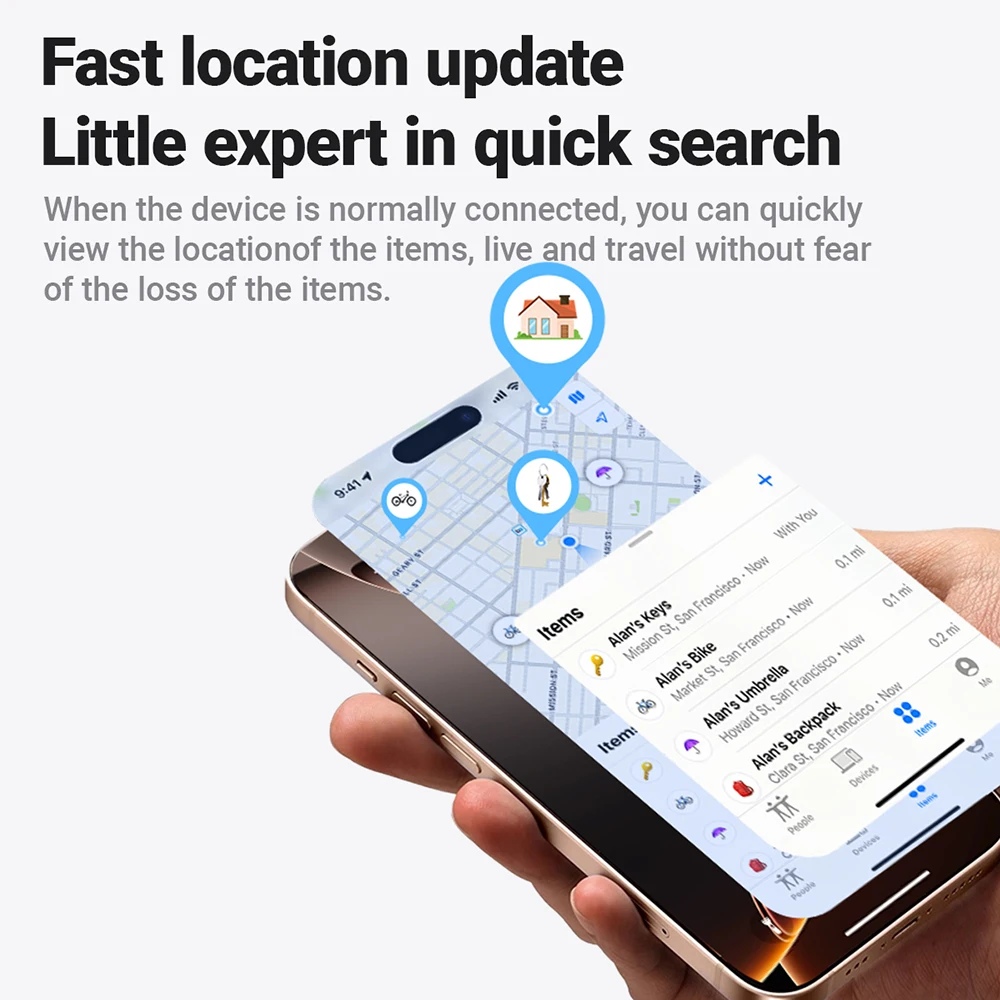 S2 Mini GPS трекер SmartTag для системы Apple iOS Bluetooth Поиск детей Велосипедный кошелек для домашних животных Сумка-трекер потери с приложением Find My APP