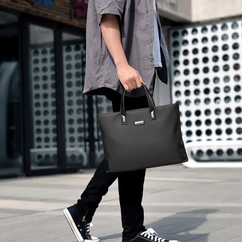 2025 New Briefcase Portable Document Bag Large Capacity Business Men's Bag Computer Bag Public Document