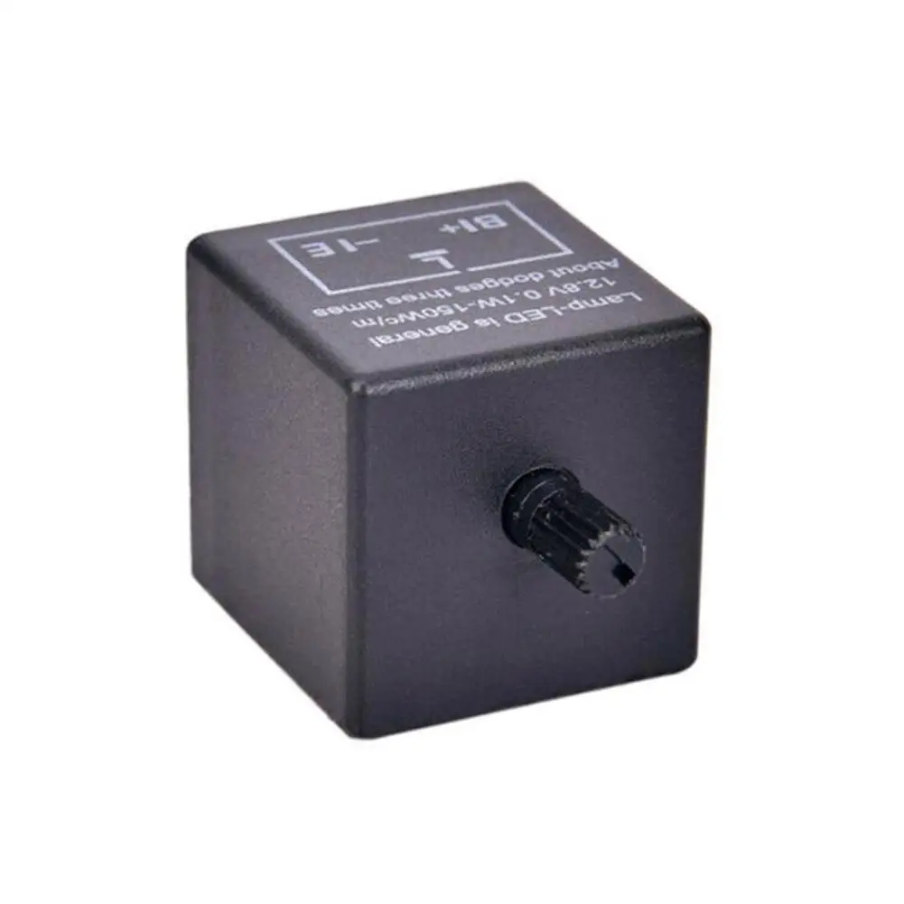 Universal 12v 3 pinos carro motocicleta led pisca relé eletrônico freauency ajustável led turn signal light pisca relé